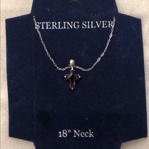 Sterling silver & amethyst necklace